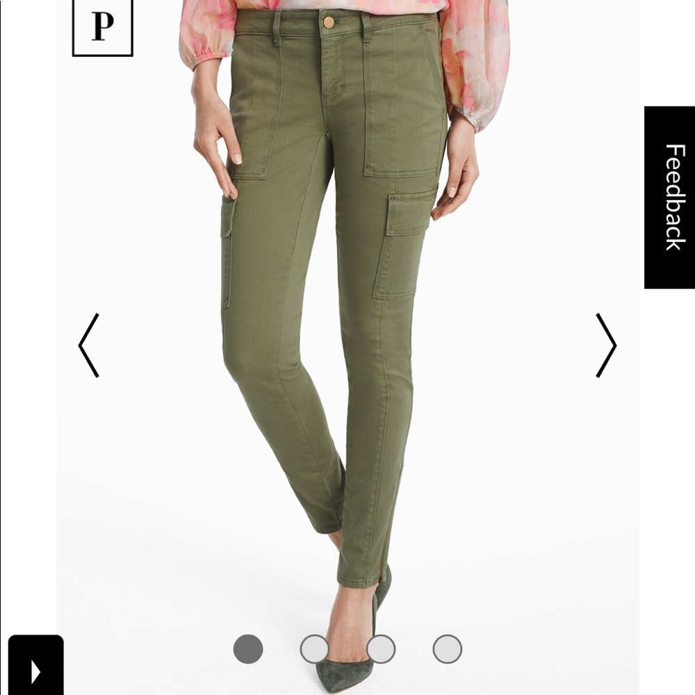 NWT WHBM Petite Cargo Skimmer Jeans